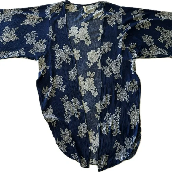 My Beloved: Womens Floral Kimono or coverup - Picture 2 of 7